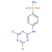 51757-37-0 4-[(4,6-dichloro-1,3,5-triazin-2-yl)amino]benzenesulfonamide chemical structure