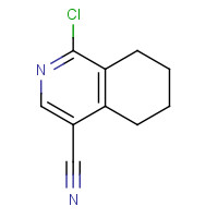 1357185-54-6 1-chloro-5,6,7,8-tetrahydroisoquinoline-4-carbonitrile chemical structure