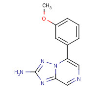 1454654-19-3 5-(3-methoxyphenyl)-[1,2,4]triazolo[1,5-a]pyrazin-2-amine chemical structure