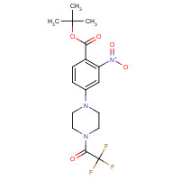 942468-37-3 tert-butyl 2-nitro-4-[4-(2,2,2-trifluoroacetyl)piperazin-1-yl]benzoate chemical structure