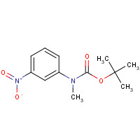 528882-15-7 tert-butyl N-methyl-N-(3-nitrophenyl)carbamate chemical structure
