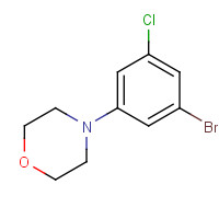 1259445-15-2 4-(3-bromo-5-chlorophenyl)morpholine chemical structure