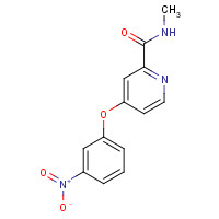 827029-02-7 N-methyl-4-(3-nitrophenoxy)pyridine-2-carboxamide chemical structure