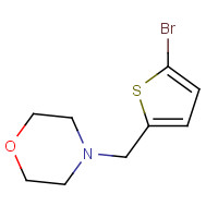 364793-76-0 4-[(5-bromothiophen-2-yl)methyl]morpholine chemical structure