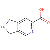 720720-27-4 2,3-dihydro-1H-pyrrolo[3,4-c]pyridine-6-carboxylic acid chemical structure