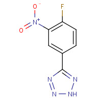 328244-35-5 5-(4-fluoro-3-nitrophenyl)-2H-tetrazole chemical structure