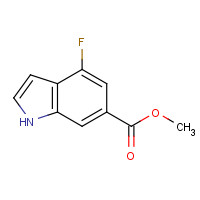 885518-27-4 methyl 4-fluoro-1H-indole-6-carboxylate chemical structure