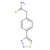 254429-83-9 2-[4-(thiadiazol-4-yl)phenyl]ethanethioamide chemical structure