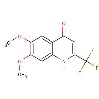 41192-83-0 6,7-dimethoxy-2-(trifluoromethyl)-1H-quinolin-4-one chemical structure