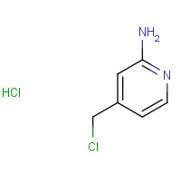 1186663-31-9 4-(chloromethyl)pyridin-2-amine;hydrochloride chemical structure