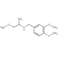 137071-61-5 N-[(3,4-dimethoxyphenyl)methyl]-1-methoxypropan-2-amine chemical structure