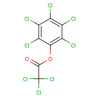 2879-60-9 (2,3,4,5,6-pentachlorophenyl) 2,2,2-trichloroacetate chemical structure