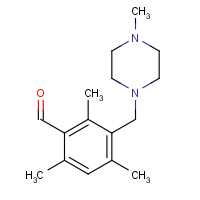 179554-13-3 2,4,6-trimethyl-3-[(4-methylpiperazin-1-yl)methyl]benzaldehyde chemical structure