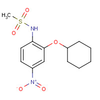 123653-11-2 N-(2-cyclohexyloxy-4-nitrophenyl)methanesulfonamide chemical structure