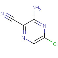 54632-11-0 3-amino-5-chloropyrazine-2-carbonitrile chemical structure
