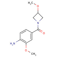 1400287-07-1 (4-amino-3-methoxyphenyl)-(3-methoxyazetidin-1-yl)methanone chemical structure