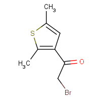 122654-17-5 2-bromo-1-(2,5-dimethylthiophen-3-yl)ethanone chemical structure