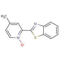 1432592-54-5 2-(4-methyl-1-oxidopyridin-1-ium-2-yl)-1,3-benzothiazole chemical structure