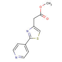 578019-61-1 methyl 2-(2-pyridin-4-yl-1,3-thiazol-4-yl)acetate chemical structure