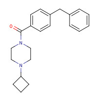 1000405-04-8 (4-benzylphenyl)-(4-cyclobutylpiperazin-1-yl)methanone chemical structure