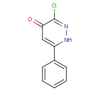 89868-13-3 3-chloro-6-phenyl-1H-pyridazin-4-one chemical structure