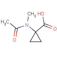 1447944-56-0 1-[acetyl(methyl)amino]cyclopropane-1-carboxylic acid chemical structure