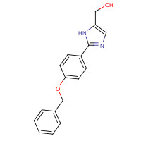 102151-52-0 [2-(4-phenylmethoxyphenyl)-1H-imidazol-5-yl]methanol chemical structure