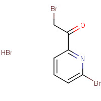 949154-36-3 2-bromo-1-(6-bromopyridin-2-yl)ethanone;hydrobromide chemical structure
