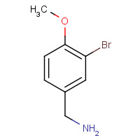 247254-47-3 (3-bromo-4-methoxyphenyl)methanamine chemical structure