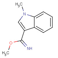 128200-21-5 methyl 1-methylindole-3-carboximidate chemical structure