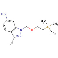1214900-04-5 3-methyl-1-(2-trimethylsilylethoxymethyl)indazol-6-amine chemical structure