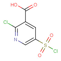 476156-65-7 2-chloro-5-chlorosulfonylpyridine-3-carboxylic acid chemical structure