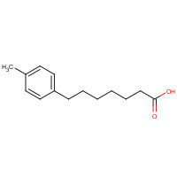 100863-35-2 7-(4-methylphenyl)heptanoic acid chemical structure