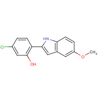 1370468-17-9 5-chloro-2-(5-methoxy-1H-indol-2-yl)phenol chemical structure