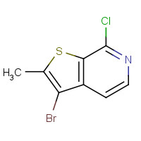 943606-37-9 3-bromo-7-chloro-2-methylthieno[2,3-c]pyridine chemical structure