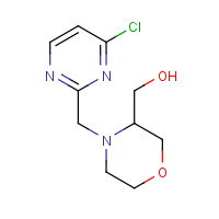 1093880-87-5 [4-[(4-chloropyrimidin-2-yl)methyl]morpholin-3-yl]methanol chemical structure