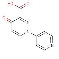 1314396-60-5 4-oxo-1-pyridin-4-ylpyridazine-3-carboxylic acid chemical structure