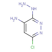 934-26-9 6-chloro-3-hydrazinylpyridazin-4-amine chemical structure
