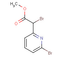 1093879-69-6 methyl 2-bromo-2-(6-bromopyridin-2-yl)acetate chemical structure