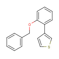 330795-71-6 3-(2-phenylmethoxyphenyl)thiophene chemical structure