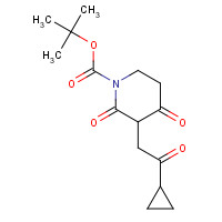 1415042-76-0 tert-butyl 3-(2-cyclopropyl-2-oxoethyl)-2,4-dioxopiperidine-1-carboxylate chemical structure