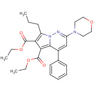 844875-03-2 diethyl 2-morpholin-4-yl-4-phenyl-7-propylpyrrolo[1,2-b]pyridazine-5,6-dicarboxylate chemical structure