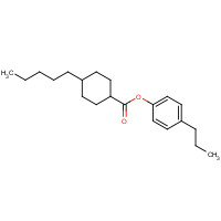 67589-71-3 (4-propylphenyl) 4-pentylcyclohexane-1-carboxylate chemical structure