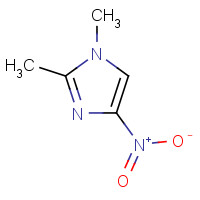 13230-04-1 1,2-dimethyl-4-nitroimidazole chemical structure