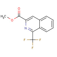 1006707-71-6 methyl 1-(trifluoromethyl)isoquinoline-3-carboxylate chemical structure