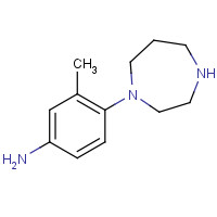 1395028-39-3 4-(1,4-diazepan-1-yl)-3-methylaniline chemical structure