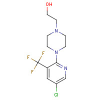 215434-39-2 2-[4-[5-chloro-3-(trifluoromethyl)pyridin-2-yl]piperazin-1-yl]ethanol chemical structure