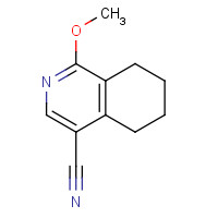 1357185-52-4 1-methoxy-5,6,7,8-tetrahydroisoquinoline-4-carbonitrile chemical structure