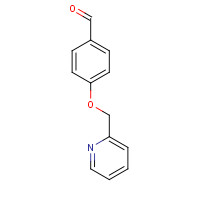 57748-41-1 4-(pyridin-2-ylmethoxy)benzaldehyde chemical structure