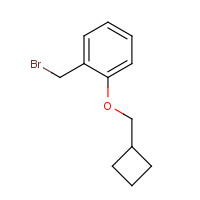 1253113-48-2 1-(bromomethyl)-2-(cyclobutylmethoxy)benzene chemical structure